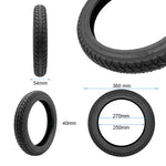 Neumático tubeless city-road 14X2,125(57-254)