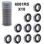 Rodamiento de bolas 6001RS - 10uds
