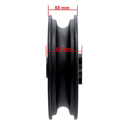 Llanta 6,5"/B50 roja para Smartgyro y Zwheel