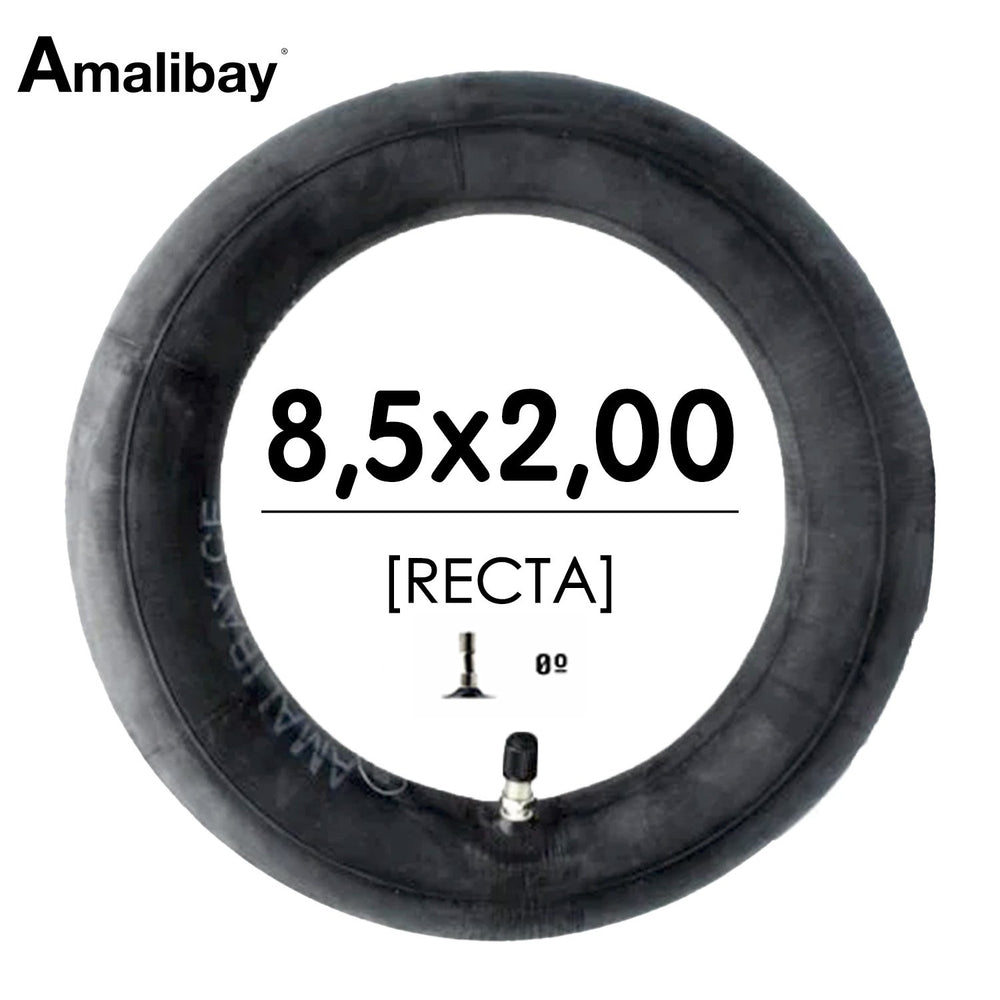 Cámara de aire 8,5x2 (válvula recta) Semireforzada - Premium [Amalibay]