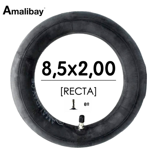 Cámara de aire 8,5x2 (válvula recta) Semireforzada - Premium [Amalibay]