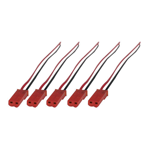 Cable con conector JST hembra de 2 pines x5