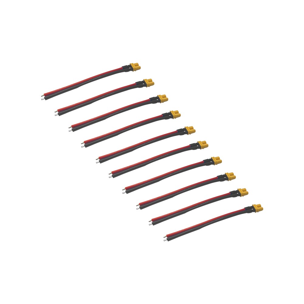 Cable XT30 hembra X10 uds