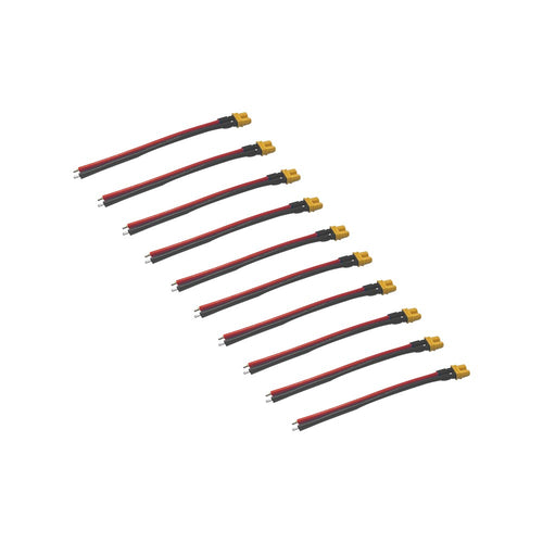 Cable XT30 hembra X10 uds