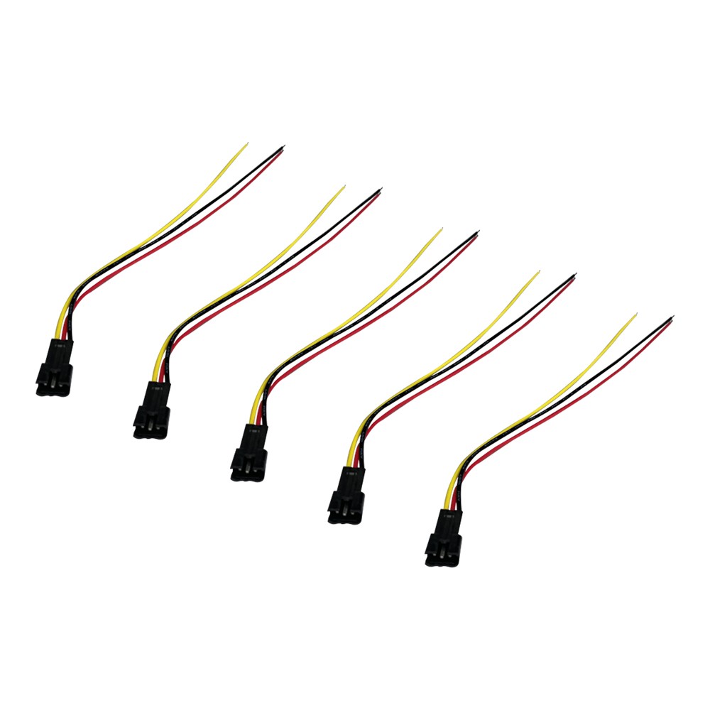 Conector JST de 3 pines con cable macho x5