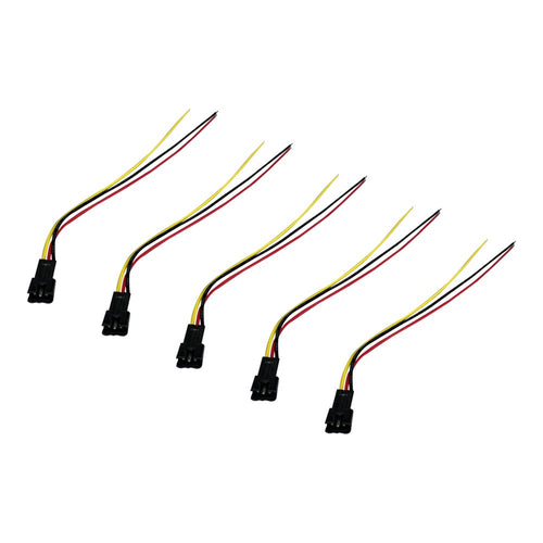 Conector JST de 3 pines con cable macho x5