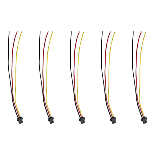 Conector JST de 3 pines con cable hembra x5