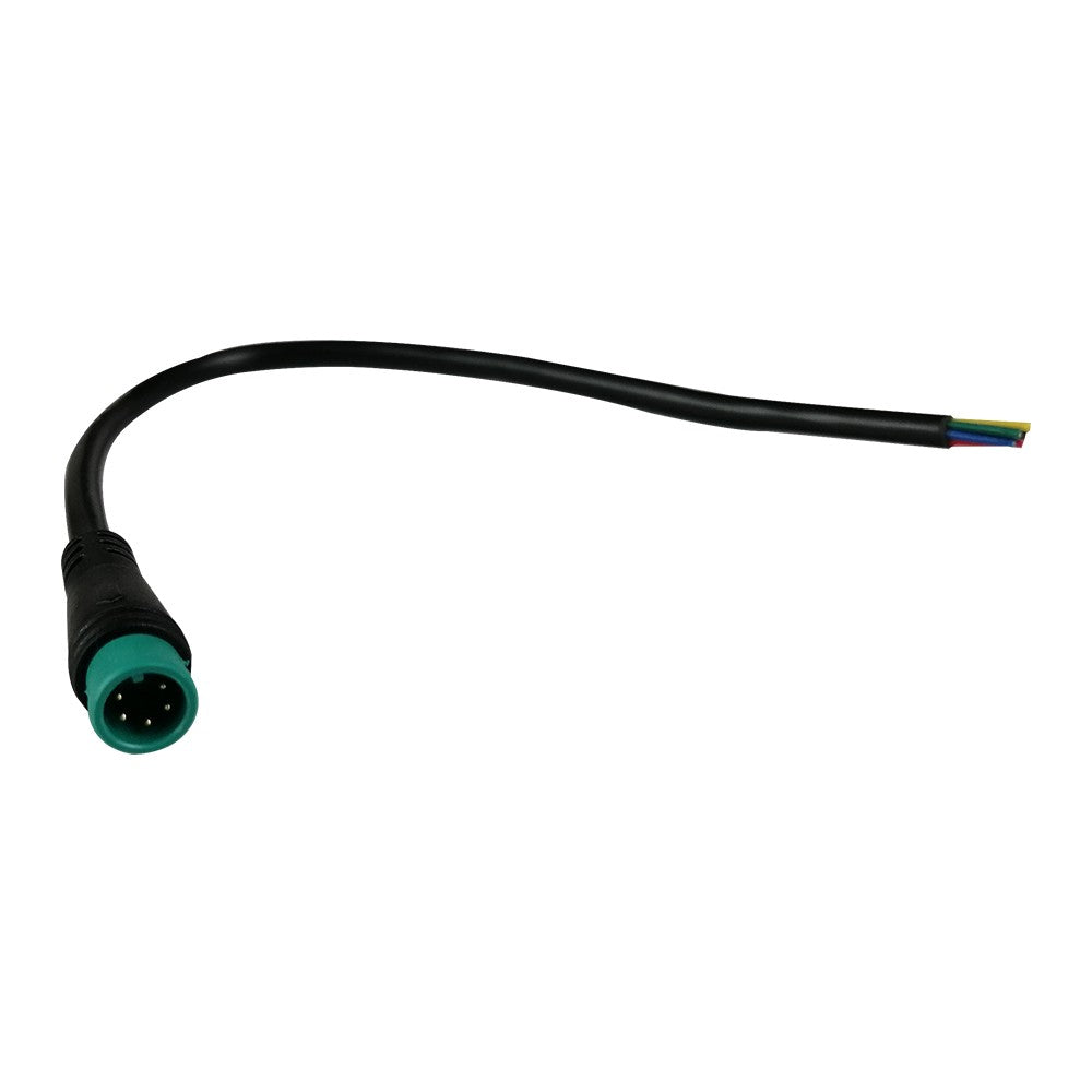 Conector estanco de 5 pines macho