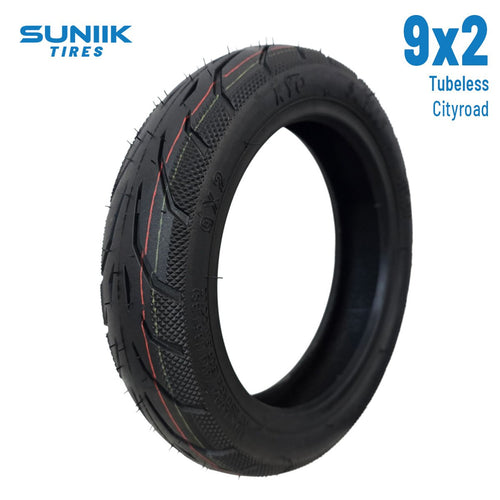 Neumático rueda cubierta 9x2 Tubeless [Suniik]