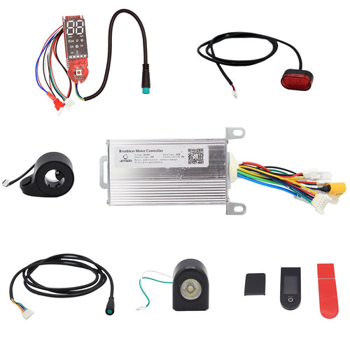 Kit electrónico genérico 36V - APP (Display + Controladora + Cableado + Acelerador + Luces Delanteras y Traseras) [Suniik]