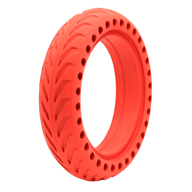 (ROJO) NEUMÁTICO MACIZO V1 XIAOMI M365 8,5" PULGADAS