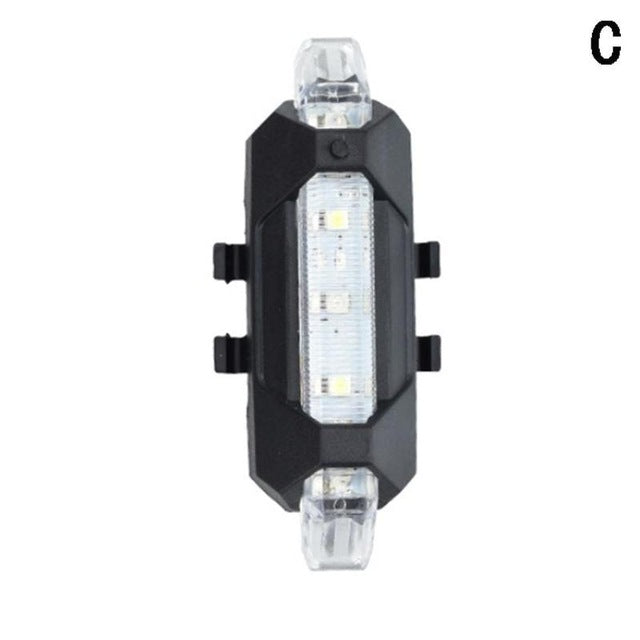 (BLANCO) INTERMITENTE LUZ LED SCOOTER BICICLETA