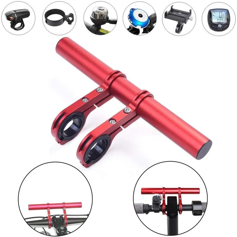 (ROJO) SOPORTE MANILLAR PATINETE EXTENSOR ACCESORIOS