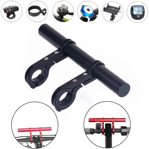 Soporte manillar patinete extensor accesorios (Negro)