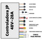 Controladora 48V 28A 1200W LCD JP [J&P] con sensores hall