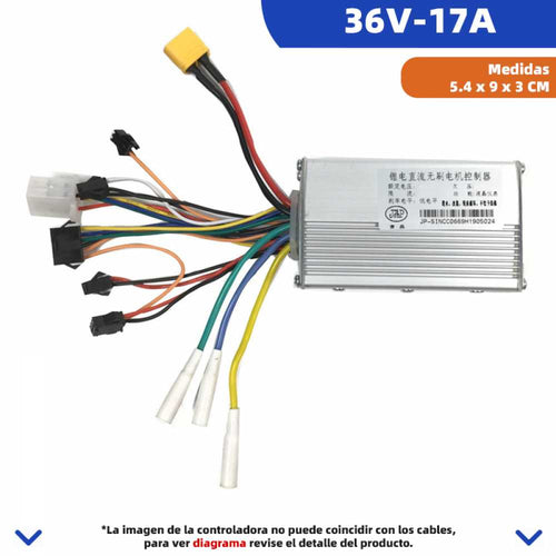 Controladora JP patinete eléctrico 36V-17A