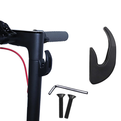 Gancho ABS frontal para transporte almacenamiento (Negro)