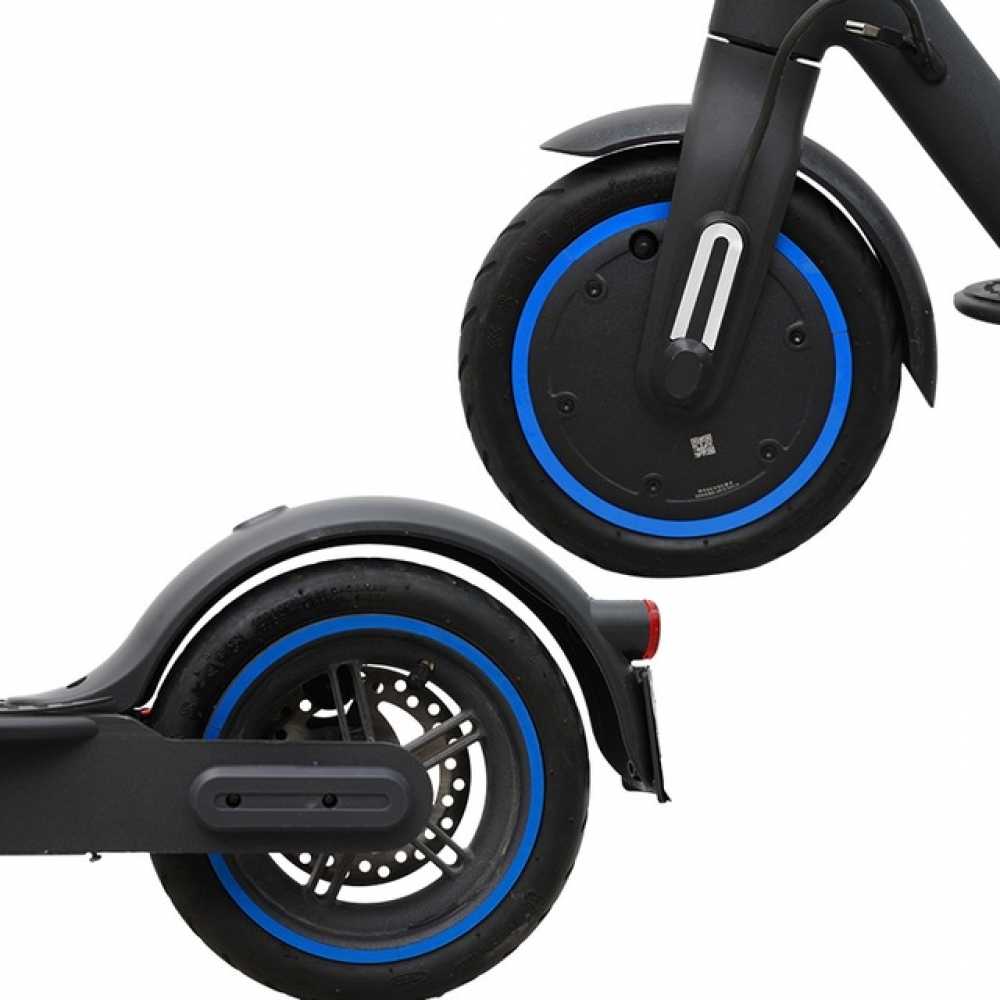 (AZUL) PEGATINA RUEDA/LLANTA PARA PATINETE ELÉCTRICO