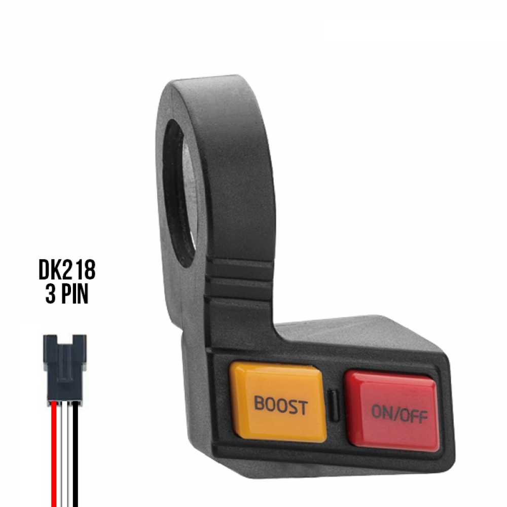 (DK218)BOTONERA (BOOST/ ONN-OFF) COMPATIBLE CON SPEEDUAL SERIES ZERO 8