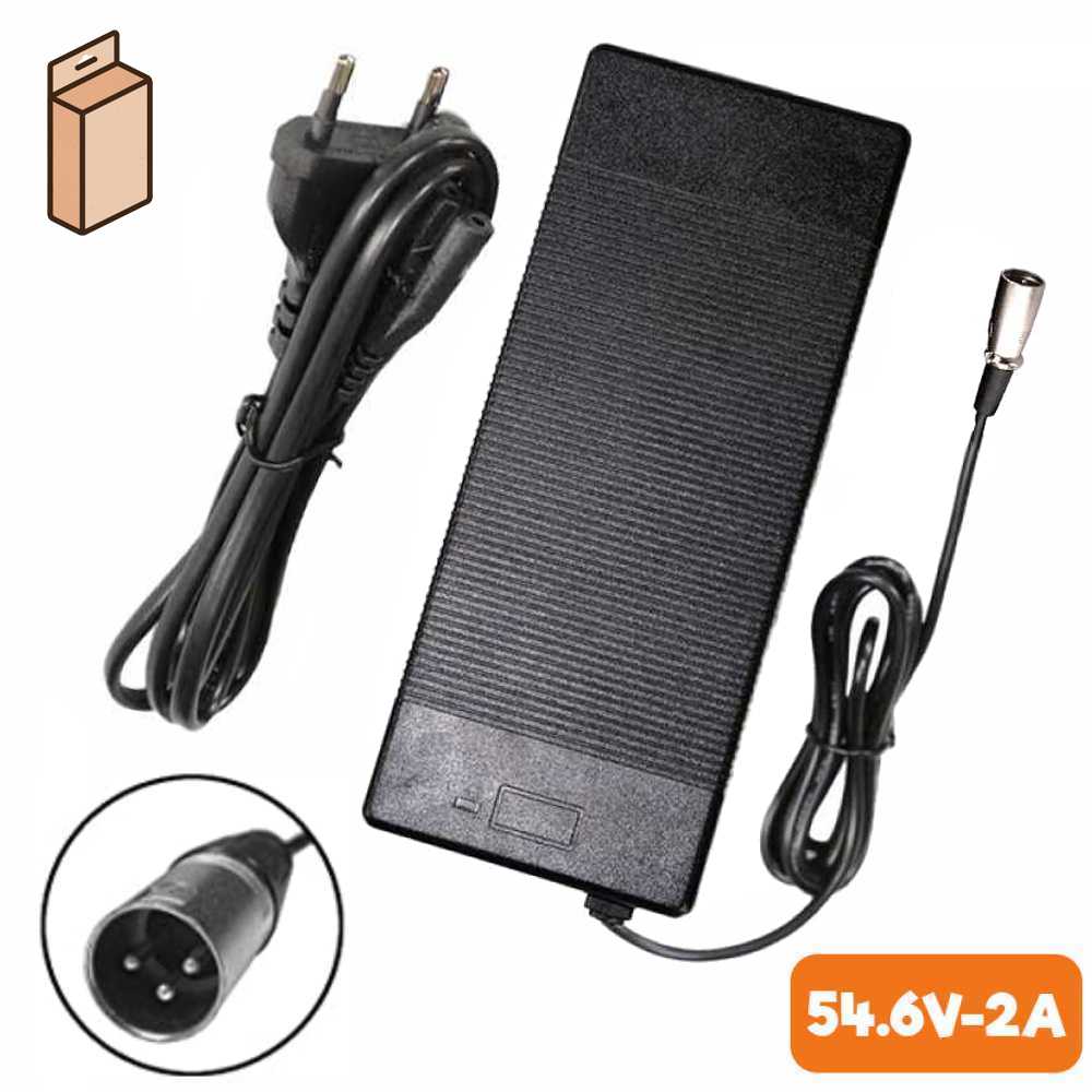 CARGADOR 54.6V CONECTOR MACHO