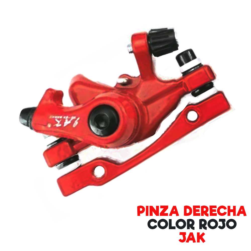 (ROJO)PINZA JAK LADO DERECHO COLOR ROJO COMPATIBLE CON PATINETE SCOOTE