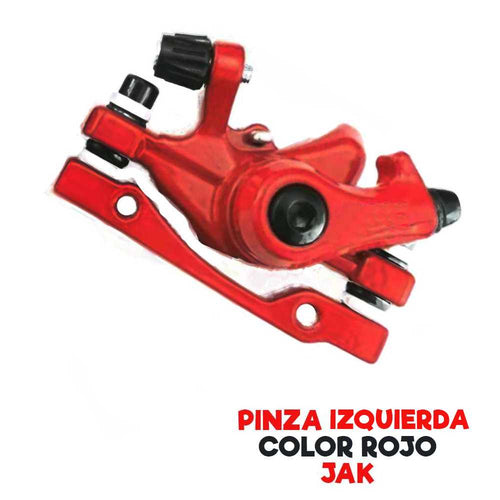 Pinza JAK lado izquierdo para patinete eléctrico (Rojo)