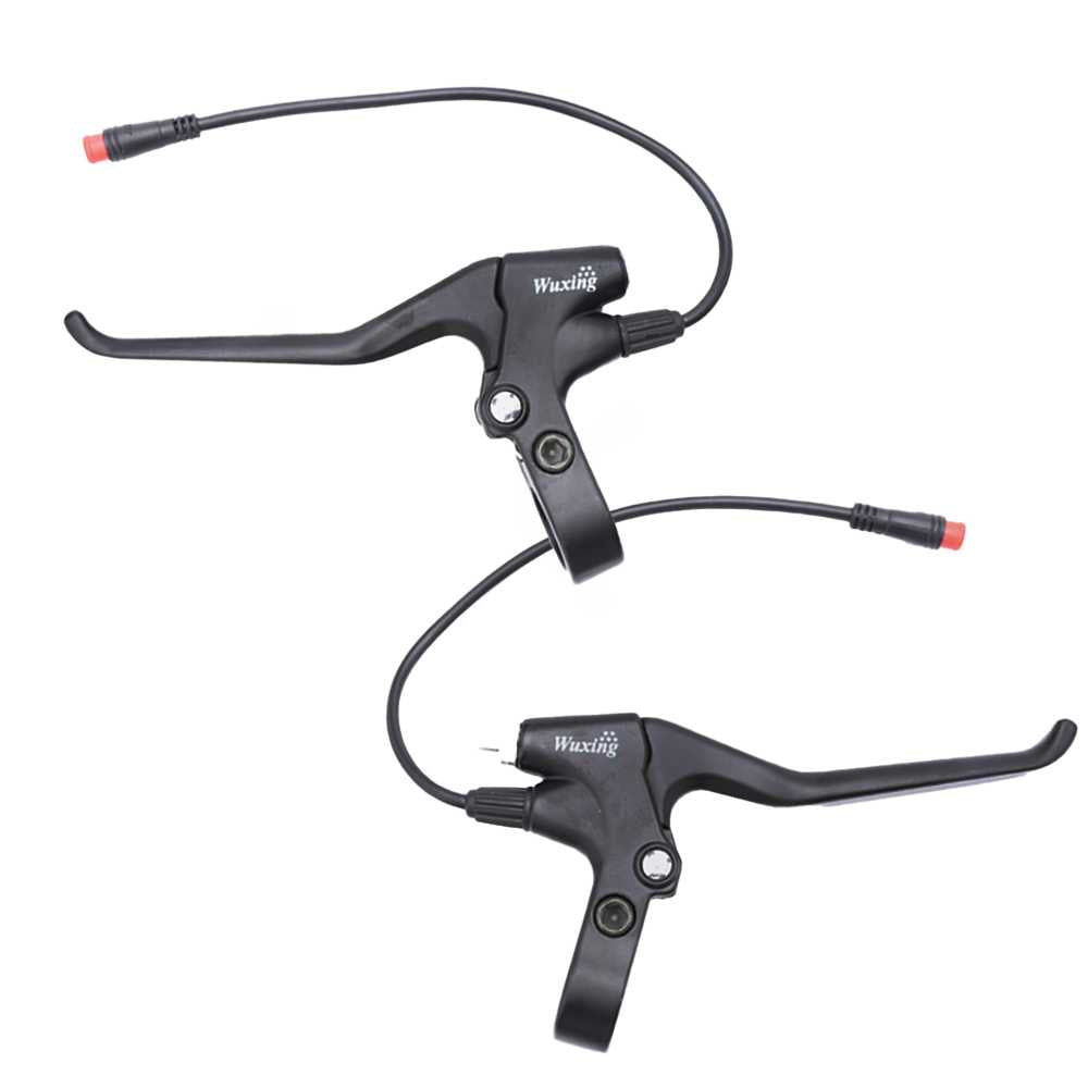 PAR MANETAS FRENO DERECHA/IZQUIERDA 2 PINES COMPATIBLE CON KUGOO M4/PR
