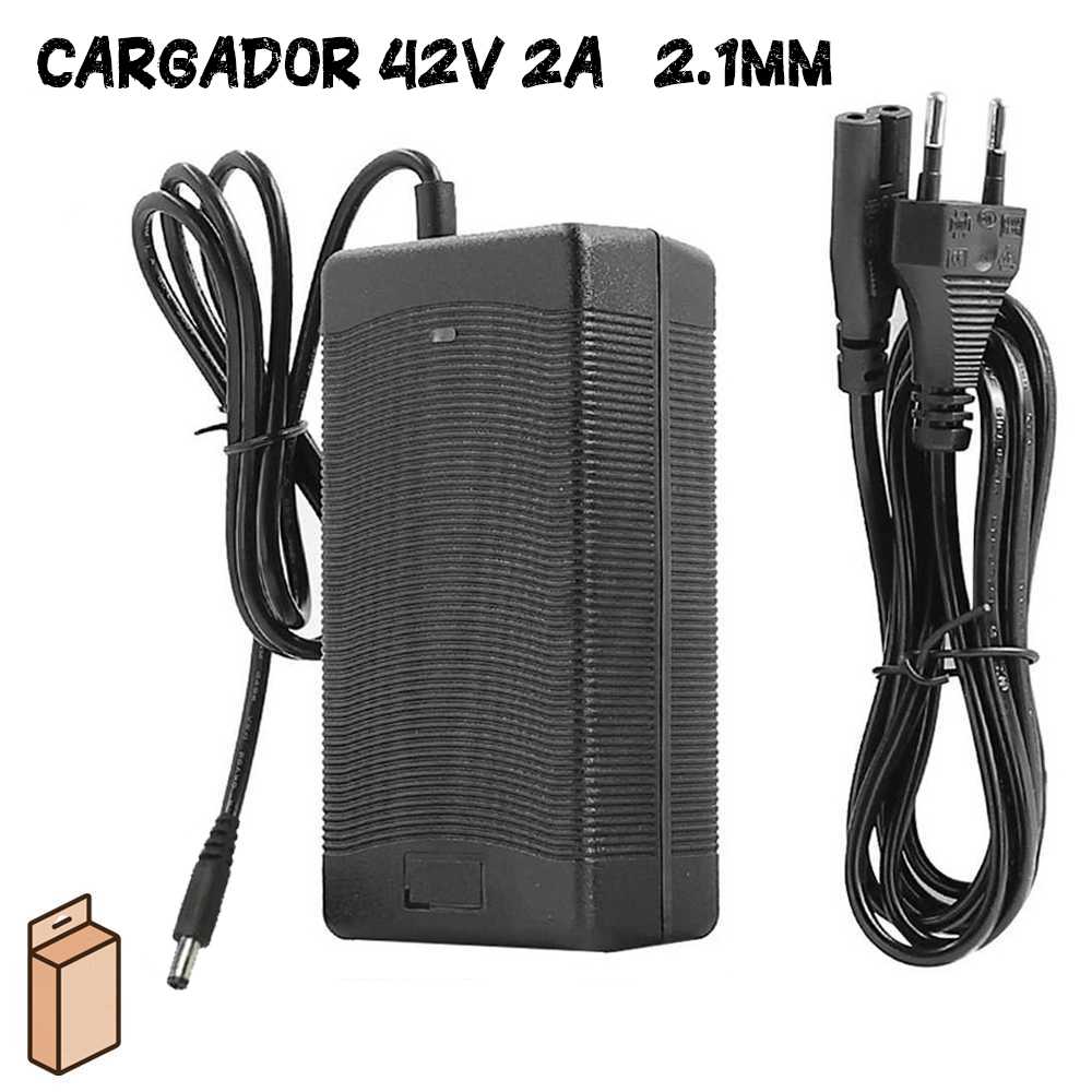 Cargador 42V-2A compatible con Cecotec Bongo Serie A (Conector DC 5.5 
