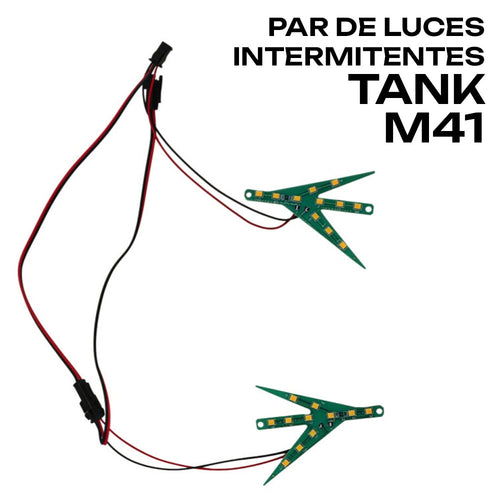 Par de luces intermitentes M41 Tank Ecoxtrem