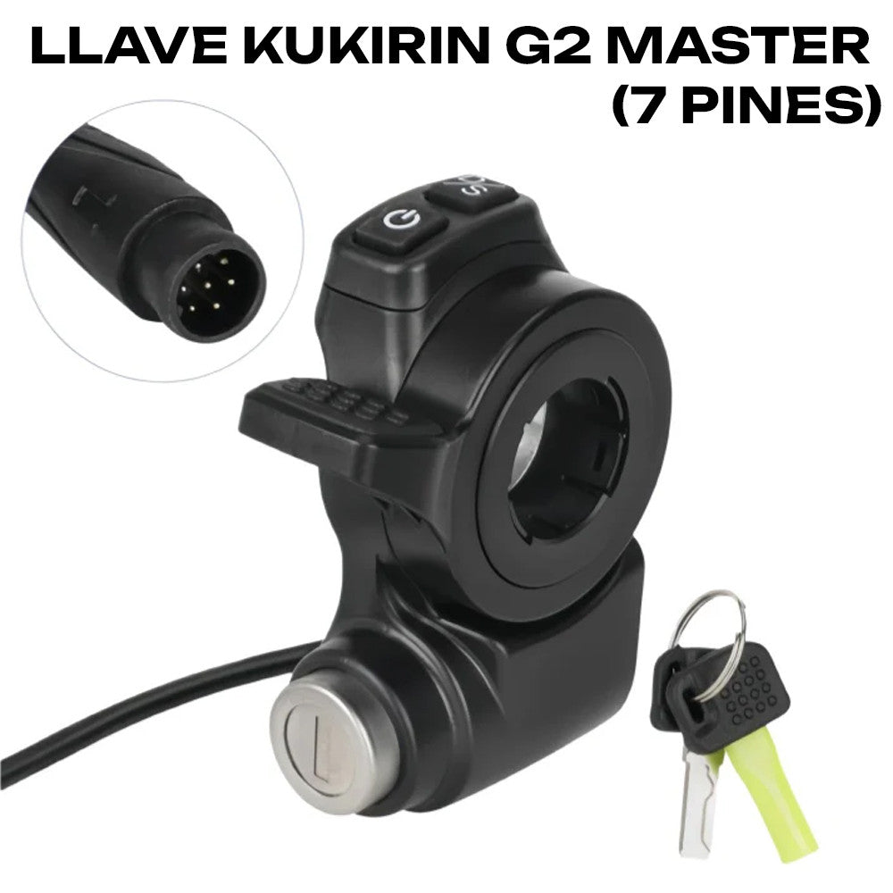 Acelerador con llave para KUKIRIN G2 Master (7 Pines)