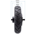 Llanta con rueda maciza de 6,1" y bisel 44mm para Ninebot E2/E2 Plus [Ninebot]