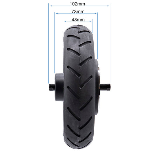 Llanta con rueda maciza de 6,1" y bisel 44mm para Ninebot E2/E2 Plus [Ninebot]