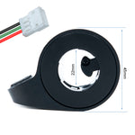 Schwarzer Gashebel 13 cm Ninebot E2 E / E2 Plus [Ninebot] - JST ZH-Anschluss
