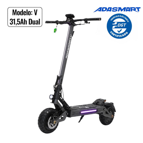 Adasmart V Plus 31,5Ah  Patinete Eléctrico 48V 31,5Ah Doble Motor