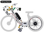 Kit conversión de bicicleta eléctrica con motor trasero 750W 48V - 28 y 29 pulgadas- 700CC (Display: EKD01) [Bafang]