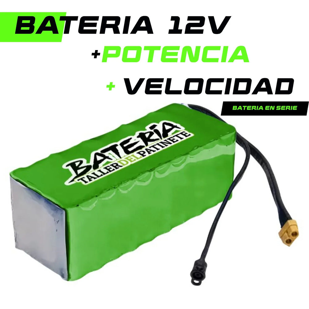 Batería 12V Patinete Eléctrico | Aumenta Velocidad y Potencia