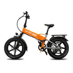 BRAVE ebike FATBIKE Plegable Naranja/Gris