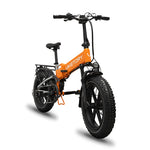 BRAVE ebike FATBIKE Plegable Naranja/Gris