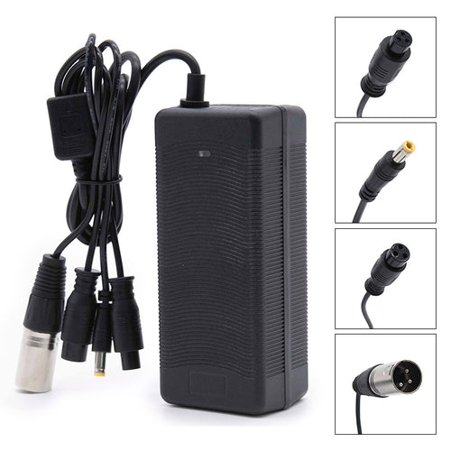 Chargeur multi-usage 52V 2A Connecteur GX16/GX12/DC5,5mm/XLR