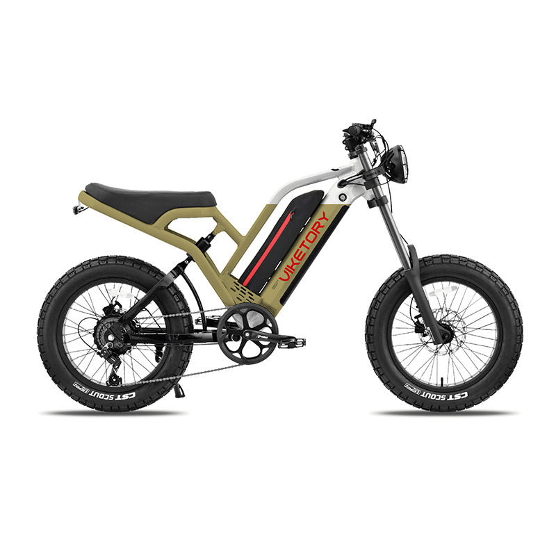 COMMANDO ebike FATBIKE Verde militar