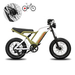 COMMANDO - Fatbike - Verde militar/Blanco