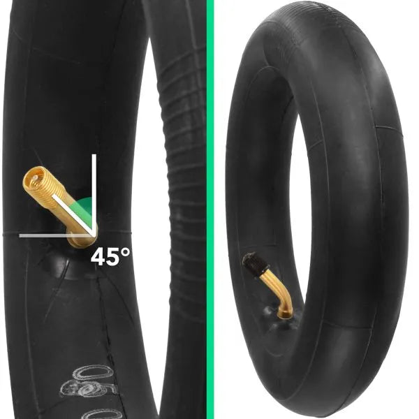 Cámara de aire 8.5x2 con Válvula acodada 45/45