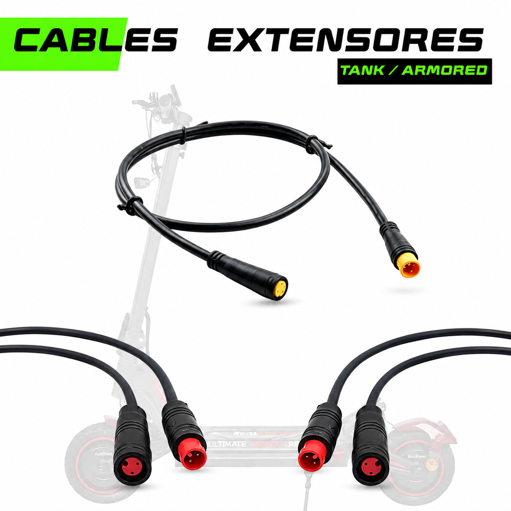 Kit Cables Extensores Instalar manillar Ecoxtrem Armored / Tank