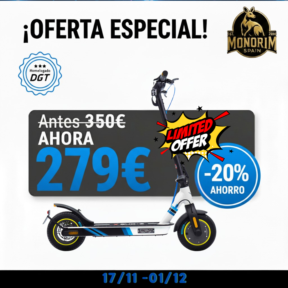 scooter électrique smartGyro Z-One Red Certifié DGT PROMO 