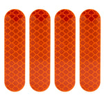 Adhesivo reflectante naranja para horquilla Ninebot serie F y D - 4uds