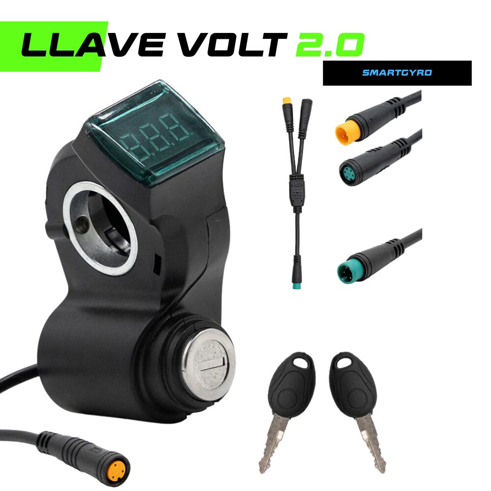 Llave encendido con Voltimetro Smartgyro 2.0