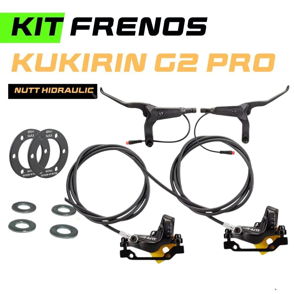 Kit Frenos Hidraulicos NUTT para Kukirin G2 Pro