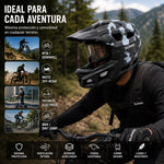 Casco Integral Talla L Color Orange Gris