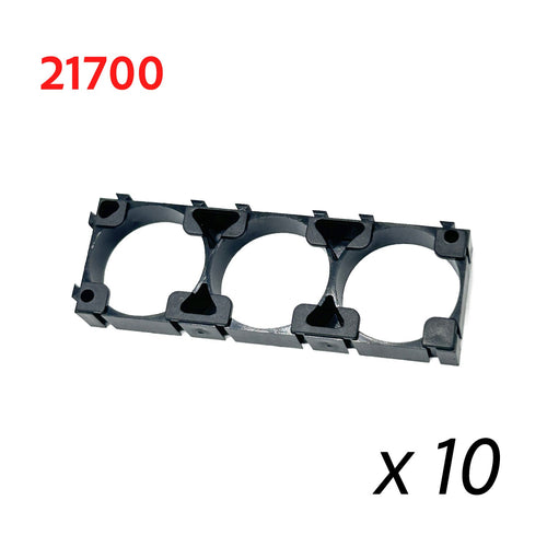 Soporte de batería de litio 21700 (Paquete de 10) (3 pines 21.3mm)
