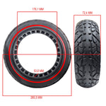 Rueda maciza 70/60-7,5 Roja compatible con ZT3 [Nedong]